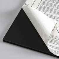 Black self adhesive foam board