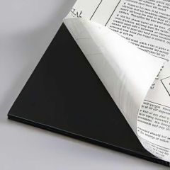 Gilman 48 x 96 x 3/16 Black Self Adhesive Foam Board 25 sheets