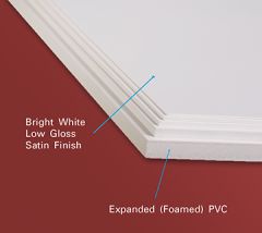 White Sintra PVC Board 24 x 48  4 Pieces 