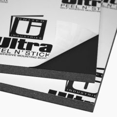 Black Ultra Mount Peel and Stick 1/2 inch